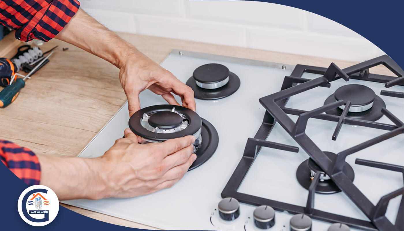 عدم نظافت مناسب اجاق گاز
