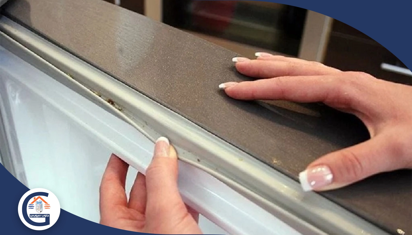 تعمیر و تعویض لاستیک درب یخچال 3 دلایل خرابی لاستیک درب