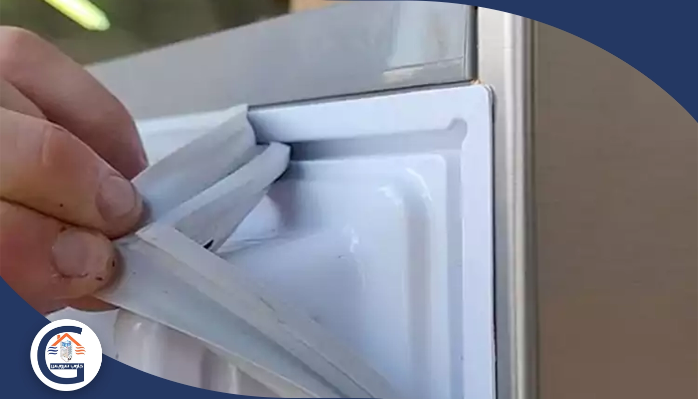 تعمیر و تعویض لاستیک درب یخچال 1 جلوگیری از خروج هوای سرد و ورود هوای گرم